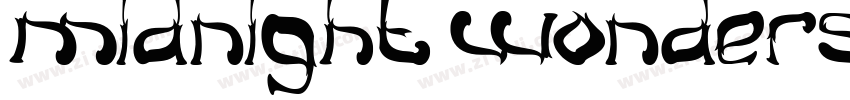 midnight wonders字体转换